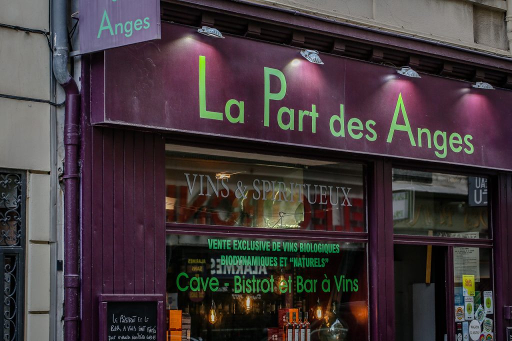 LA PART DES ANGES Caviste Cave à manger Dégustation Vins Nature Nice 17 rue Gubernatis Nice France