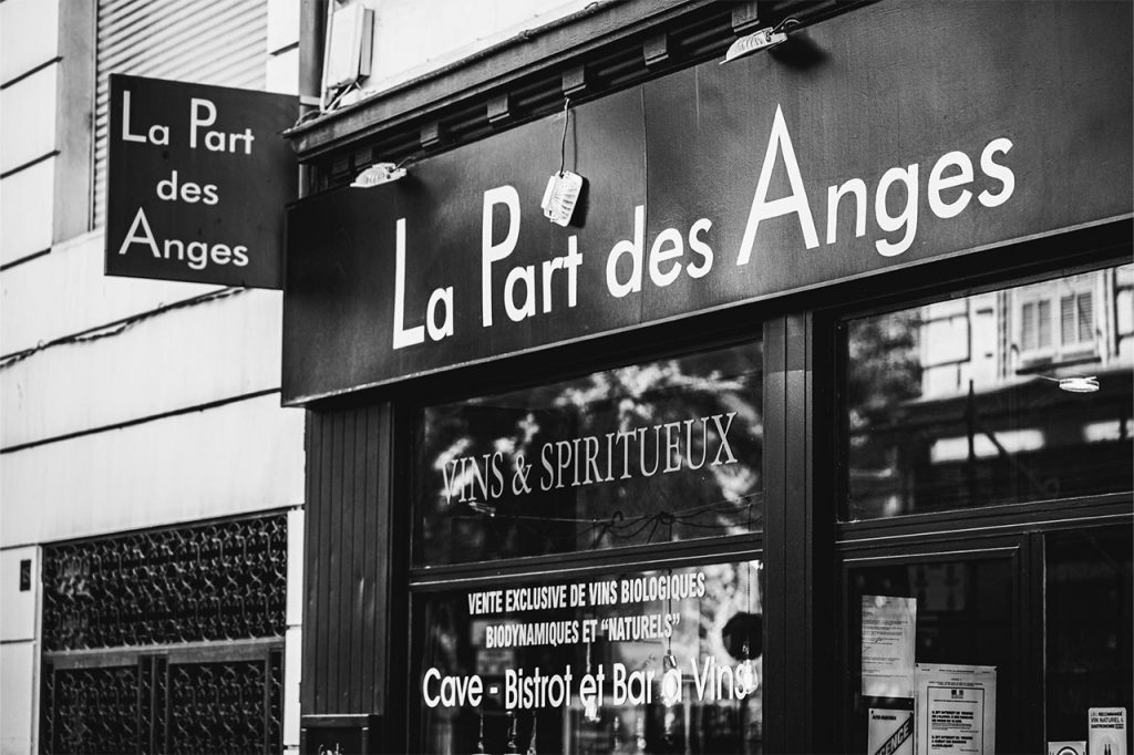 LA PART DES ANGES Caviste Cave à manger Dégustation Vins Nature Nice 17 rue Gubernatis Nice France